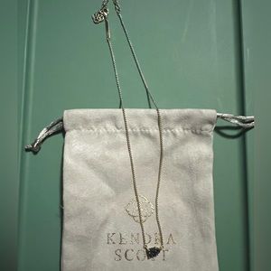 Kendra Scott Black Drusy Necklace